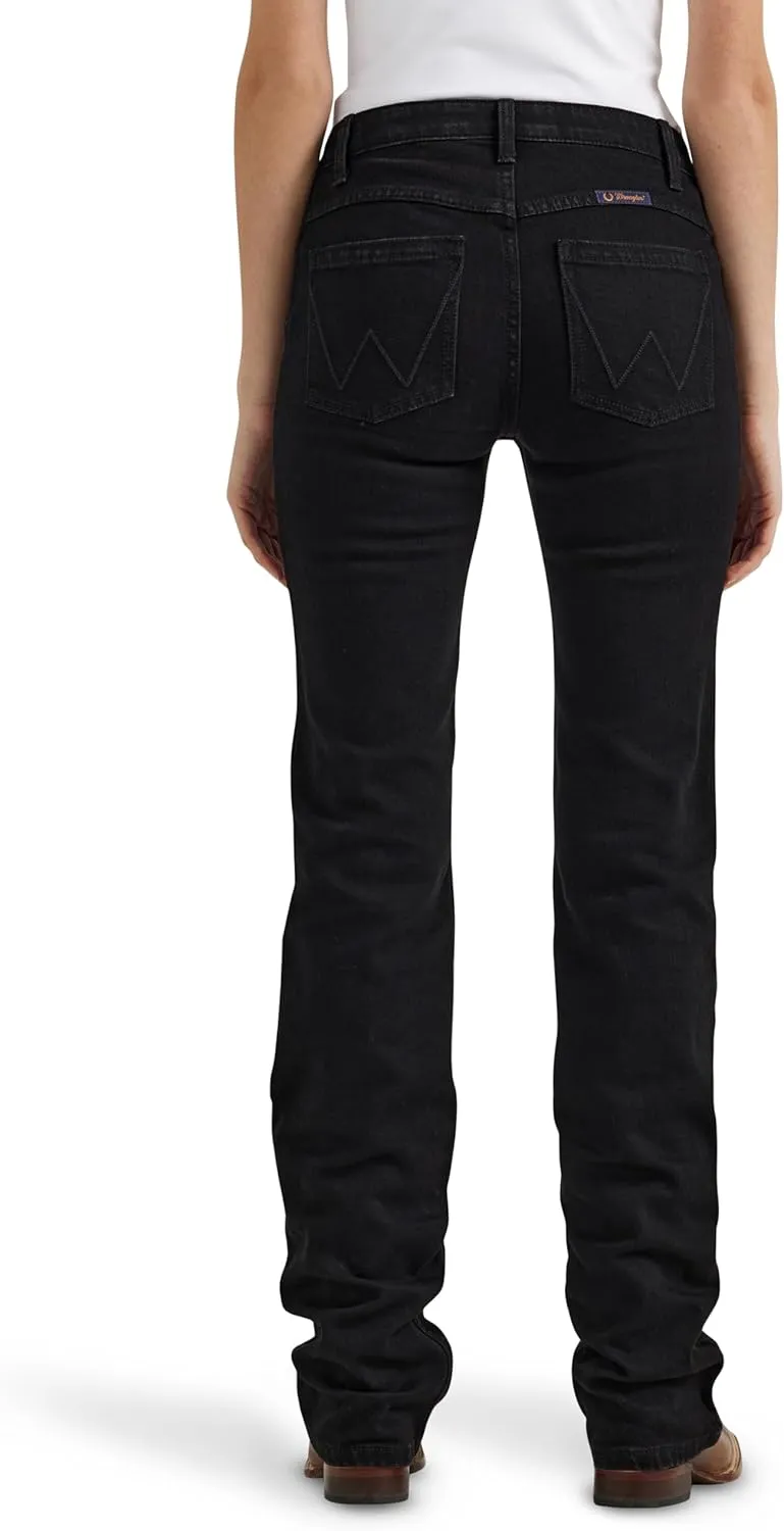 Wrangler Women's Willow Mid Rise Boot Cut Ultimate Riding Jeans