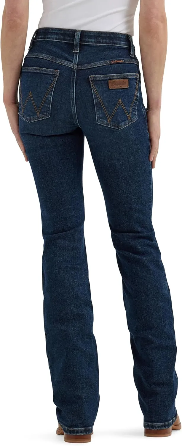 Wrangler Women's Willow Mid Rise Boot Cut Ultimate Riding Jeans