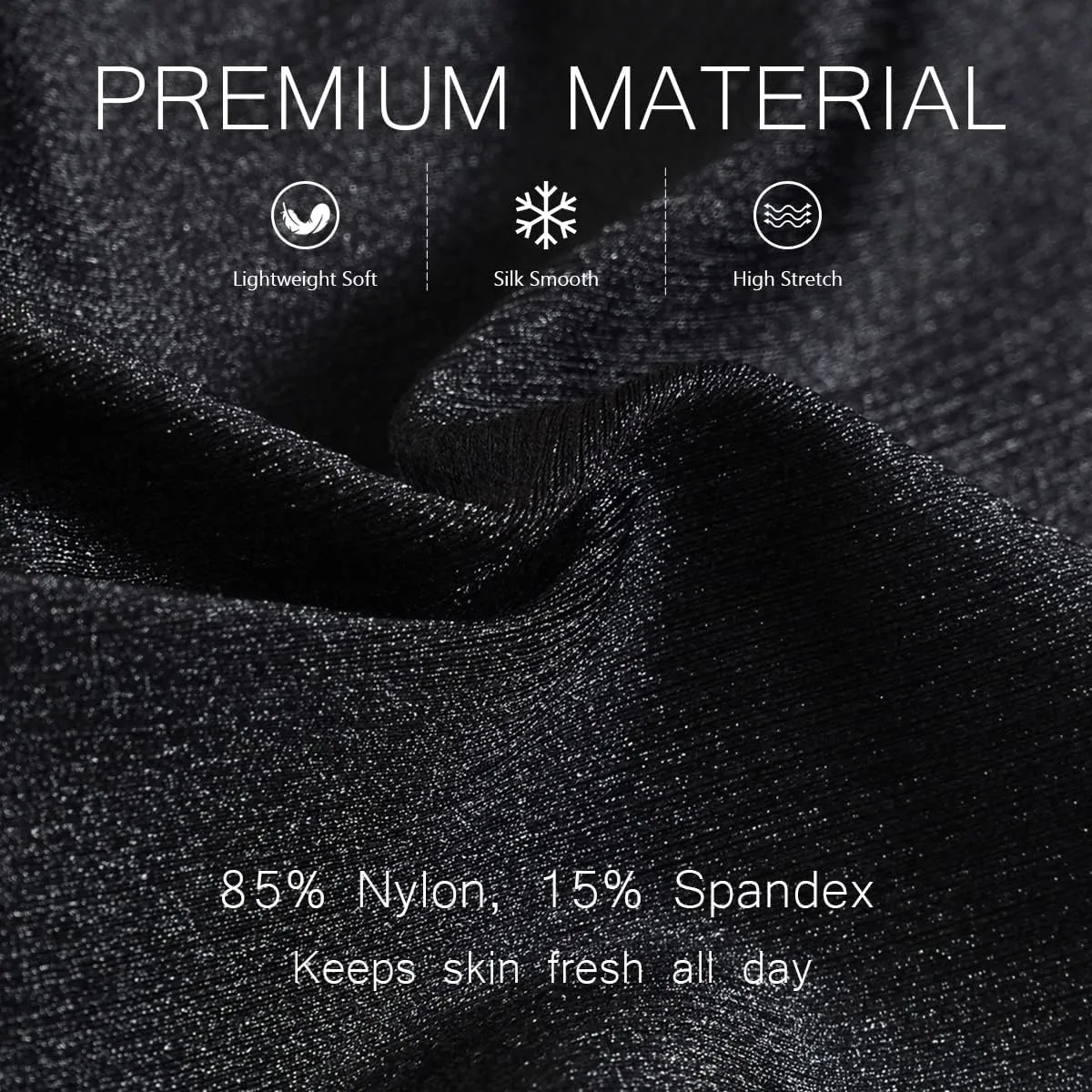 YINYOUYU Mens Bulge Enhancing Pouch Underwear Silk Seamless Short Leg Boxer Briefs
