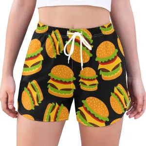 ZZKKO Cute Little Squid Athletic Shorts for Women,Womens Workout Running Shorts Quick Dry with Pockets S-XXL